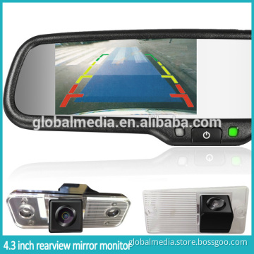 EC AUTO DIMMING 4.3 inch bluetooth rear view mirror monitor with genuine bracket